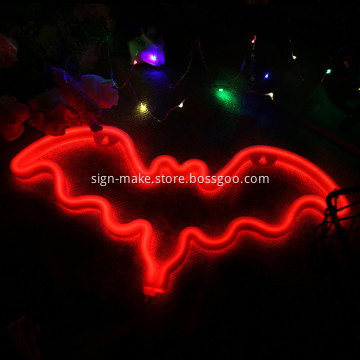 Personalized Neon Signs Red Light Up Wall Decor